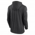 Jacksonville Jaguars Men's Nike Black Sideline Pop Performance Pullover Long Sleeve Hoodie T-Shirt