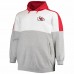Kansas City Chiefs Men's Red/Heathered Gray Big & Tall Team Logo Pullover Hoodie