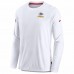 Kansas City Chiefs Men's Nike White Sideline Lockup Performance Long Sleeve T-Shirt