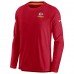 Kansas City Chiefs Men's Nike Red Sideline Lockup Performance Long Sleeve T-Shirt