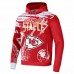 Kansas City Chiefs Men's NFL x Staple Red All Over Print Pullover Hoodie