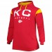 Kansas City Chiefs Men's Fanatics Branded Red Big & Tall Call the Shots Pullover Hoodie