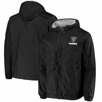Las Vegas Raiders Men's Dunbrooke Black Logo Legacy Stadium Full-Zip Jacket