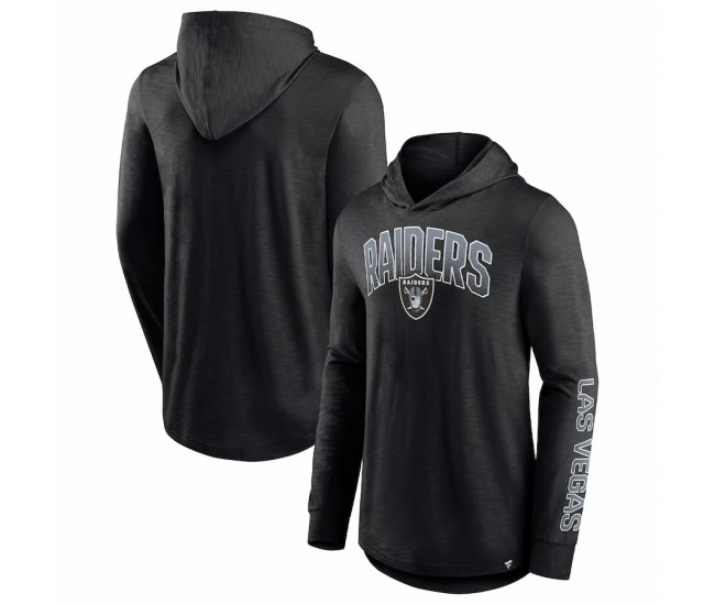 Las Vegas Raiders Men's Fanatics Branded Black Front Runner Pullover Hoodie