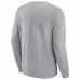 Las Vegas Raiders Men's Fanatics Branded Heathered Charcoal Playability Pullover Sweatshirt