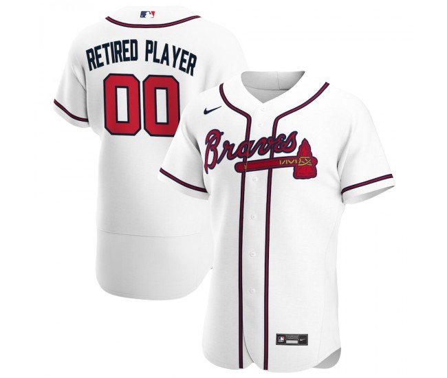 Atlanta Braves Men's Nike White Home Pick-A-Player Retired Roster Authentic Jersey