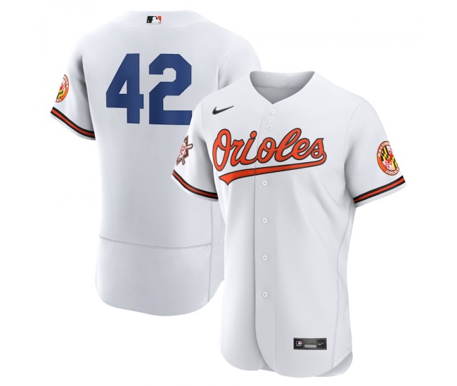 Baltimore Orioles Jackie Robinson Men's Nike White Authentic Player Jersey