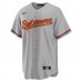Baltimore Orioles Men's Nike Gray Road Custom Replica Jersey