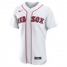 Boston Red Sox Men's Nike White Home Authentic Custom Jersey