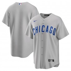 Chicago Cubs Men's Nike Gray Road Replica Team Jersey