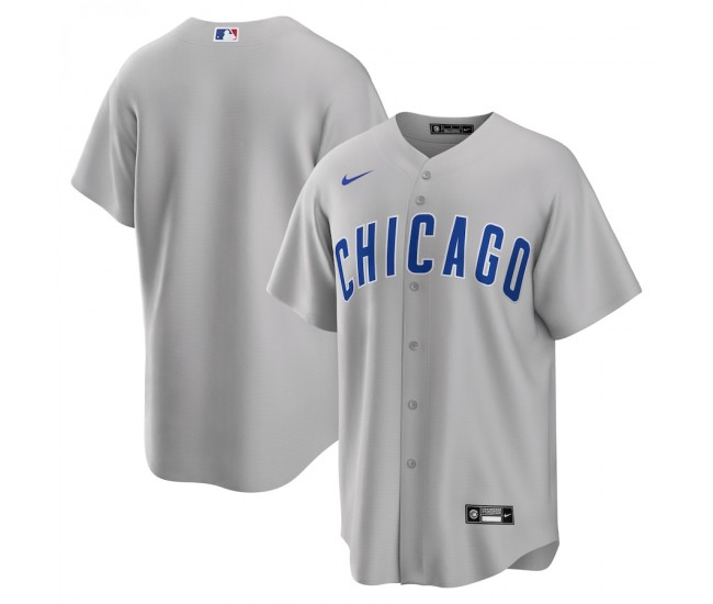 Chicago Cubs Men's Nike Gray Road Replica Team Jersey