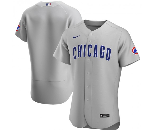 Chicago Cubs Men's Nike Gray Road Authentic Team Jersey