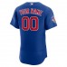 Chicago Cubs Men's Nike Royal Alternate Authentic Custom Jersey