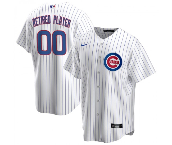 Chicago Cubs Men's Nike White Home Pick-A-Player Retired Roster Replica Jersey