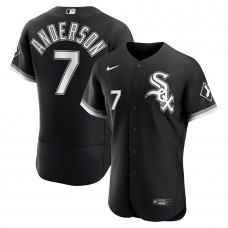 Chicago White Sox Tim Anderson Men's Nike Black Alternate Authentic Player Jersey
