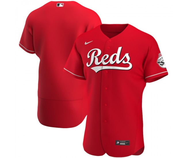 Cincinnati Reds Men's Nike Red Alternate Authentic Team Logo Jersey
