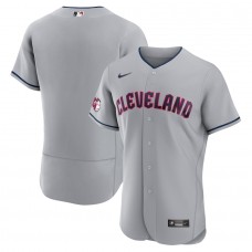Cleveland Guardians Men's Nike Gray Road Authentic Team Jersey