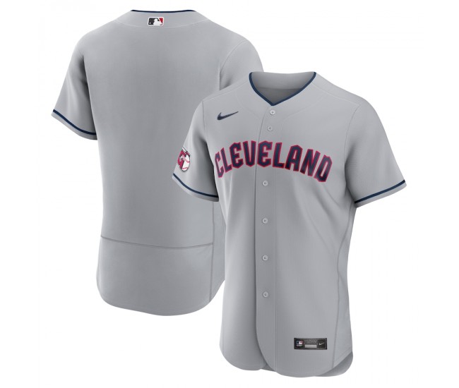 Cleveland Guardians Men's Nike Gray Road Authentic Team Jersey