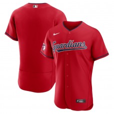 Cleveland Guardians Men's Nike Red Alternate Authentic Team Jersey