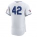 Cleveland Guardians Jackie Robinson Men's Nike White Authentic Player Jersey