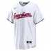 Cleveland Guardians Men's Nike White Home Blank Replica Jersey