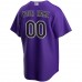 Colorado Rockies Men's Nike Purple Alternate Replica Custom Jersey