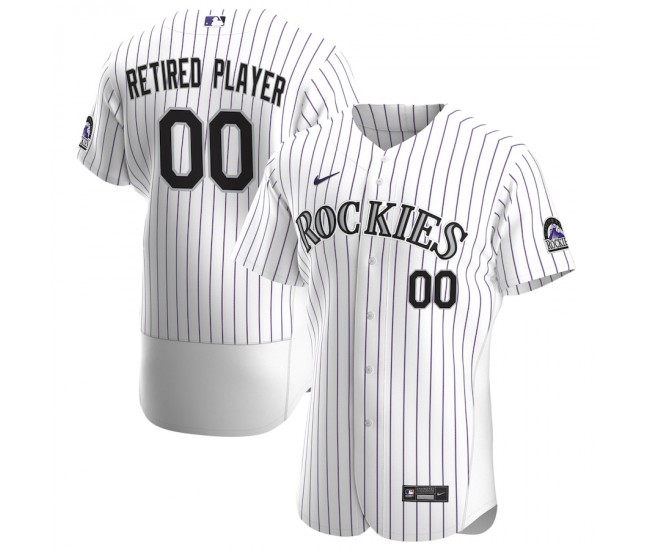 Colorado Rockies Men's Nike White Home Pick-A-Player Retired Roster Authentic Jersey