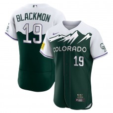Colorado Rockies Charlie Blackmon Men's Nike Green 2022 City Connect Authentic Player Jersery