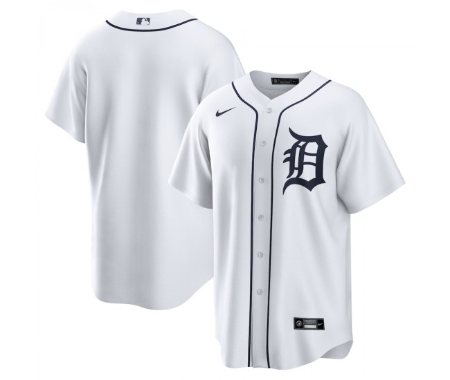 Detroit Tigers Men's Nike White Home Replica Team Jersey