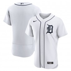 Detroit Tigers Men's Nike White Home Logo Authentic Team Jersey