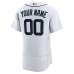 Detroit Tigers Men's Nike White Official Authentic Custom Jersey