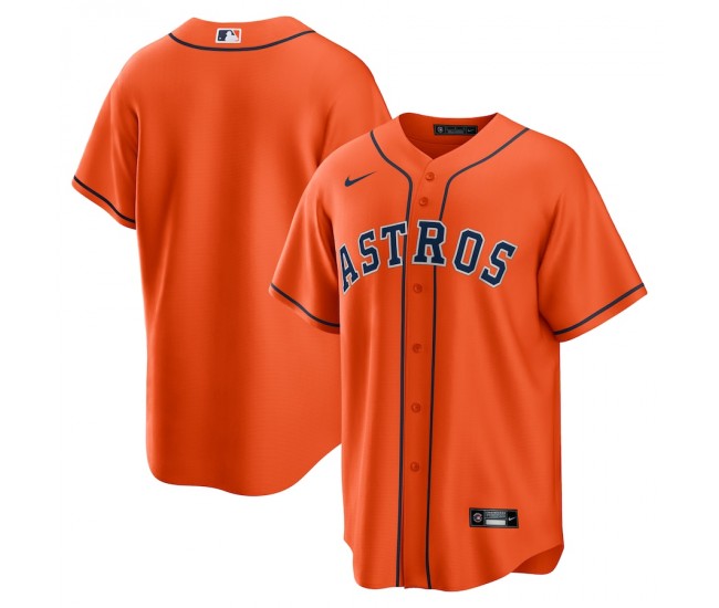 Houston Astros Men's Nike Orange Alternate Replica Team Jersey