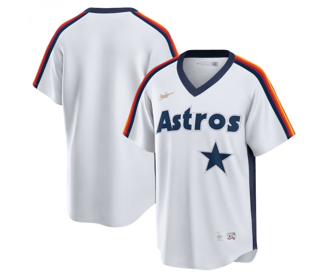 Houston Astros Men's Nike White Home Cooperstown Collection Player Jersey