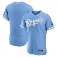Kansas City Royals Men's Nike Light Blue 2022 Alternate Authentic Jersey
