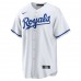 Kansas City Royals Men's Nike White Replica Custom Jersey