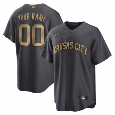 Kansas City Royals Men's Nike Charcoal 2022 MLB All-Star Game Replica Custom Jersey