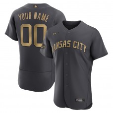 Kansas City Royals Men's Nike Charcoal 2022 MLB All-Star Game Authentic Custom Jersey