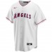 Los Angeles Angels Men's Nike White Home Replica Custom Jersey
