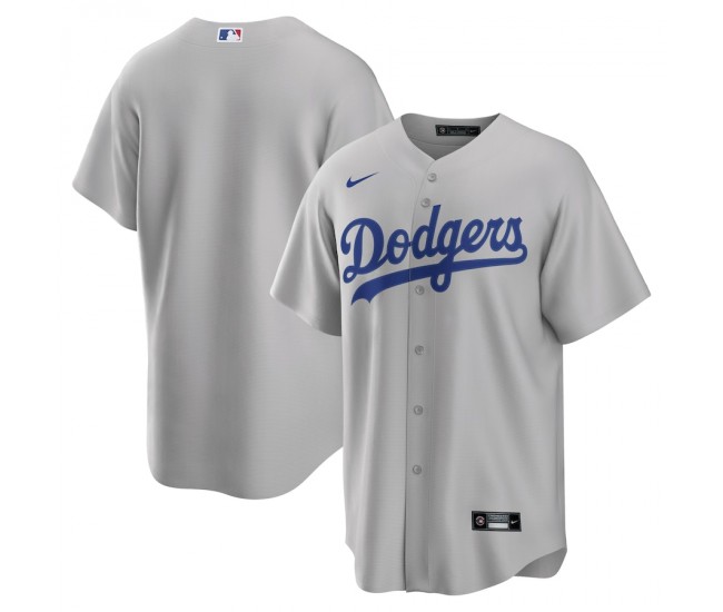 Los Angeles Dodgers Men's Nike Gray Alternate Replica Team Jersey