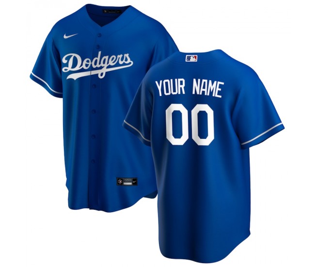 Los Angeles Dodgers Men's Nike Royal Alternate Replica Custom Jersey