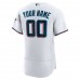 Miami Marlins Men's Nike White Home Authentic Custom Jersey