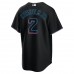 Miami Marlins Jazz Chisholm Jr. Men's Nike Black Alternate Replica Player Jersey