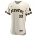 Milwaukee Brewers Men's Nike Cream Home Pick-A-Player Retired Roster Authentic Jersey
