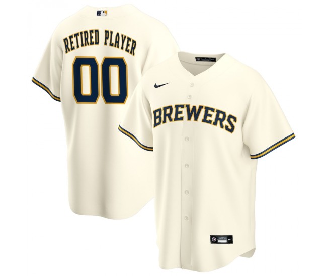 Milwaukee Brewers Men's Nike Cream Home Pick-A-Player Retired Roster Replica Jersey