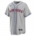 New York Mets Men's Nike Gray Road Replica Team Jersey