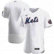 New York Mets Men's Nike White Home Authentic Team Jersey