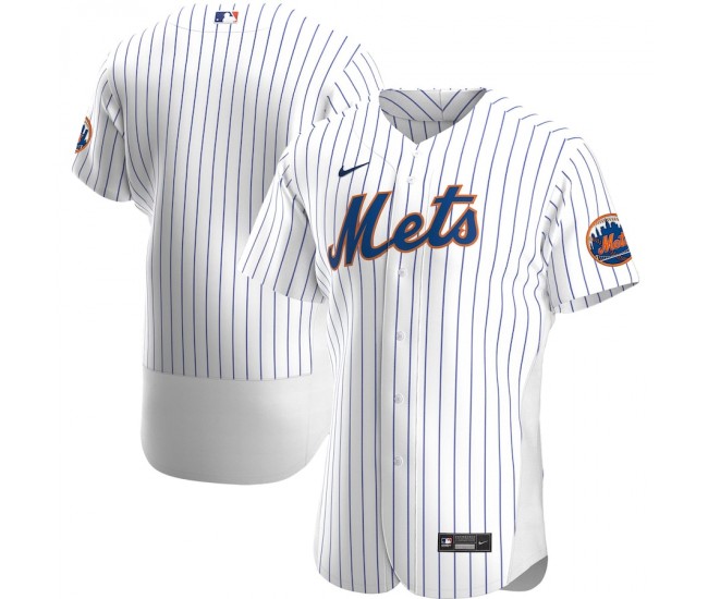 New York Mets Men's Nike White Home Authentic Team Jersey