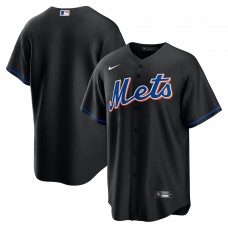 New York Mets Men's Nike Black 2022 Alternate Replica Team Jersey