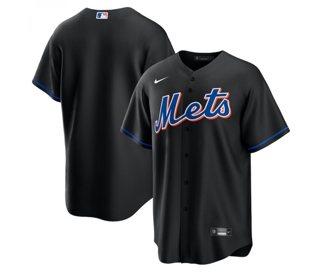 New York Mets Men's Nike Black 2022 Alternate Replica Team Jersey
