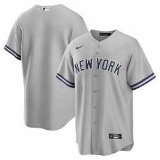 New York Yankees Men's Nike Gray Road Replica Team Jersey
